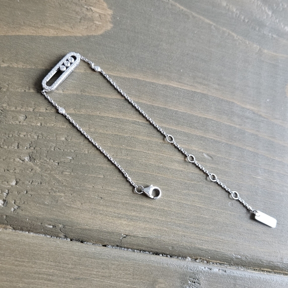 Messika Baby Move white gold and diamond pavé bracelet - Picture 7 of 10